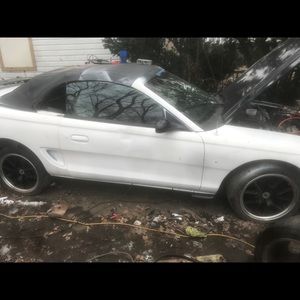 Mustang 95 selling the rims on them.